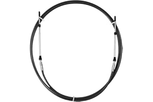 B Blesiya Marine Boat Engine Throttle Control Cable for YAMAHA OUTBOARD - 10-32UNF Thread 1st End 10-32UNF Thread 2st End - 11 FT
