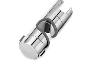 MHYMX Handbrause Halterung Universal, Halterung Duschkopf Verstellbar 24 mm Verstellbare Duschkopfhalterung ABS Verchromte 360 Grad Drehbarer SprüHkopfhalter