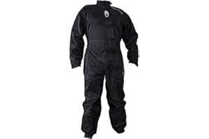 Richa Typhoon Rain Waterproof One Piece Suit overall Black M