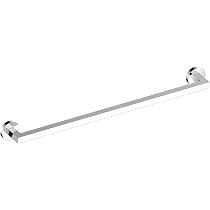 KEUCO Plan Porte-Serviettes à Un Bras, 45 Cm, Métal Chromé, Fabriqué En Allemagne, Rigide, Avec Vis Et Chevilles, Porte-Serviettes Pour Percer