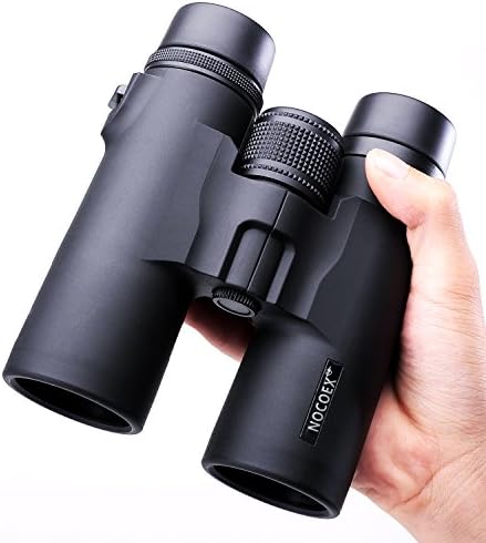 NOCOEX® 8X42 HD Binoculars - Military Telescope for Hunting and Travel - Compact Folding Size - High Clear Large Vision - Black