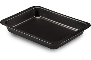 FORMEGOLOSE™, Lasagnera 24x32 cm, Acciaio con rivestimento antiaderente, Nero
