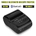 Produktbild Mini Wireless Drucker Thermo 58 mm 90 mm/s USB Bluetooth ESC POS Star für Android Smartphone Tablet PC Schutzhülle Thermal Dot Receipt Printer Kassenbon Rechnung für Restaurant Shop Markt