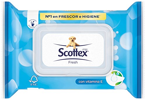 Scottex Fresh Papel Higiénico Húmedo - 80 Toallitas