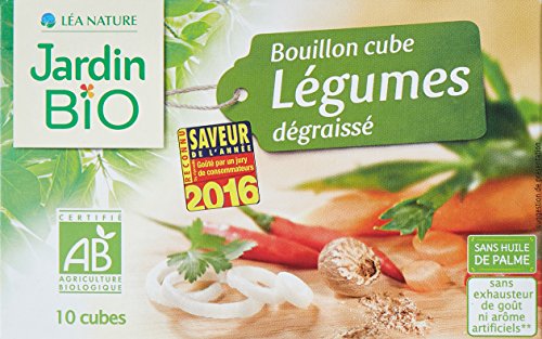Jardin Bio Bouillon Cube Légumes Dégraissé 90 g - Lot de 6