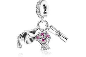 Symretie 925 Sterling Silber Charms Anhänger - Meerestier Blau Charm für Halskette & Armband | Damen Schmuck