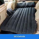 KKmoon Voiture Matelas Gonflable, Banquette Lit de Voiture Gonflable,Coussin Portable avec Pompe a Air et Deux Coussins d'Air Universel