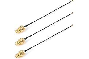 Waveshare 3PCS SMA to IPEX4 RF Cable 10cm for 3G 2G LPWA GNSS WiFi Lora Wireless Modules