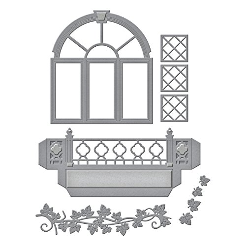 Spellbinders Shapeabilities Flower dekorativer Geschenkverpackung sterben, Metall, braun