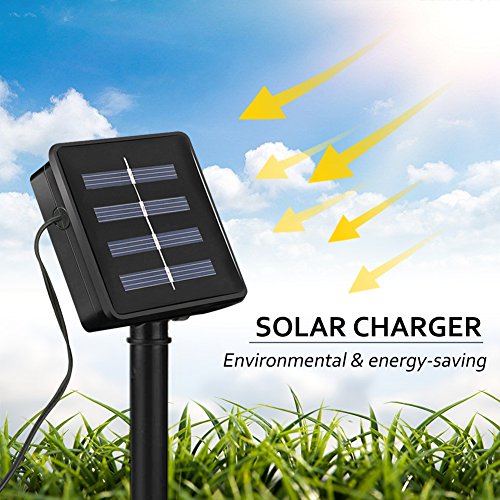 Solar Lichterkette Lampions , Ubegood Lichterkette 20er LED Lampions Laterne 3Meter für Outdoor , Haus , Garten , Party , Weihnachten , Weihnachtsbaum , Warmweiß [Energieklasse A+++] - 3