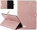 Produktbild Roreikes ipad Pro 9.7 2017 Hülle Flip Wallet Case, Ledertasche Smart Cover für ipad Pro 9.7(2017), Alle Sonnenblumen Muster Painting Magnetverschluss PU Leder Schale Ständer Handytasche Silikon Back Case Handyhülle Schutzhülle Cover Schale Etui mit Magnetverschluss Wallet Kreditkarte Card Holder Slot