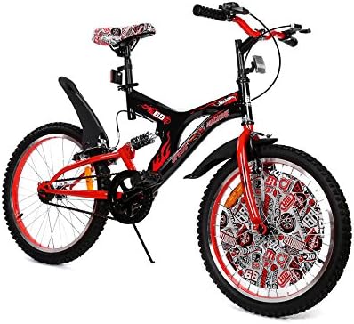 Hot wheels Cycle with Suspension, Red/Black (20-inch)