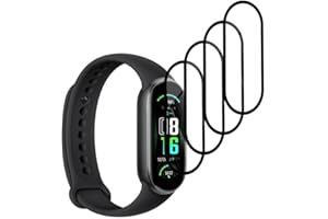 PawHoly 4 Stück für Panzerglas Xiaomi Band 9 Schutzfolie, kratzfest bubble-free Hochtransparent für Folie Xiaomi Band 9 Displayschutzfolie aus Komplexfolie,Einfache Anwendung Schutzglas