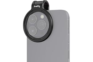 SMALLRIG 52mm Universal Magnetfilter Adapterring,magnes z Mechanizmem Szybkiego Uwalniania, Pierścień Filtra Smartfona dla iPhone, dla Samsunga, do Huawei, do Pixela, BEZ Filtra w Zestawie - 3845B