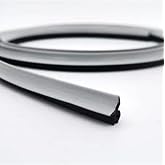 AZRAYAPI Pak 05 Orijinal Pvc Pimapen Pencere Ve Kapı Contası Fitili 50 Metre (GRİ)