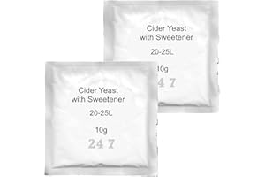 HAMBLETON BARD 2X Cider Yeast with Sweetener 8g 20-25L for Homebrew Cider Making Perry Scrumpy