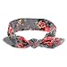 Magicmoon Turban Headband Head Wrap Wear Hair Band for Little Baby Girl Newborn (Color D)