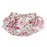 Tonsee® Baby Ruffle Bloomers Layers Diaper Cover Flower Shorts Skirts Summer (L, Pink)