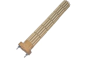 PANAROLA Resistencia ceramica termo electrico 1500W - 230V - Diametro 47x6 Piedras - Longitud 320mm +-5mm