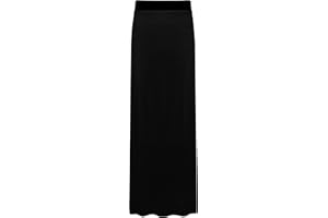 WearAll - Damen Übergröße Elastisch Stretch Maxi Rock in Voller Länge - 5 Farben - Größe 40-54