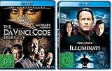 Dan Brown Set - Illuminati & The Da Vinci Code - Sakrileg [Blu-ray] im Set - Deutsche Originalware [2 Blu-rays] - Ewan McGregor, Audrey Tautou, Ian McKellen, Paul Bettany Tom Hanks