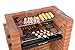 Produktbild Black Knight Barbeque Edelstahl-Grill mit Warmhalteross - BKB401