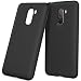 Produktbild GEEMEE Handyhülle für Xiaomi Pocophone F1, Slim Schutzhülle Tasche, Schutz vor Kratzer, Staub und Scratch- Stoßfest Case für Xiaomi Pocophone F1 (Schwarz)