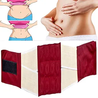 Back Support,Body Exercise Workout 12 Magnetic Power Back Pain Relief Belt Acupressure Magnet Therapy Waist Tummy Trimmer Slimming for Back Pain Magnetic Belt Size-Free magnetic belt for back pain