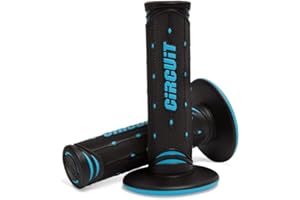 Circuit Equipment MA042-21Z Poignée Jupiter Racing Noire/S Bleu