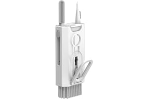 Zoomarlous Upgrade Keyboard Cleaner, 8 in 1 Keyboard Cleaning Brush Kit, Multifunctional Airpod Cleaning Kit with KeyCaps Puller for Computer, Airpods Pro, Laptop, Bluetooth Earphones