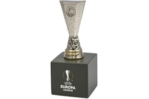 UEFA Official Trophée Réplique avec piédestal Unisexe Adulte, Métal 45 mm