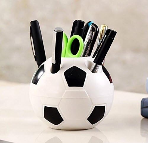 xinyiwei Creative Football Shape Pen Pencil Container Desktop Makeup Brush Holder