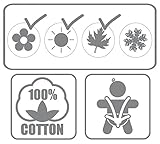 Wallaboo Einschlagdecke Fleur, Sehr praktische und Kuschelweiche Decke in eine Blumenform - 8