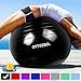 Produktbild arteesol Gymnastikball 45cm / 55cm / 65cm / 75 cm inkl. Pumpe Anti-Burst Sitzball für Yoga Pilates Fitness Physiotherapie (5 Farben) (Schwarz, 75cm)
