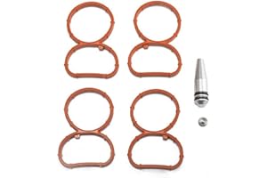 GENERIC Swirl Flap Delete Kit for BMW N47 With Manifold Gaskets 22mm Aluminium Plug Intake Plug Delete Blank