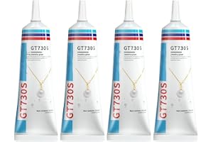 Smyckeslim extra stark transparent 4 stycken 30 ml universallim för
