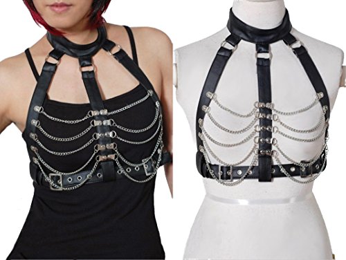 Preisvergleich Produktbild Gothic Emo Punk Brustkette Brustgeschirr