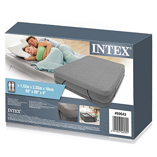 Intex 69643 Spann Bettlaken für Queen-Size Luftbetten bis 56cm Höhe, 152x203x10cm - 3
