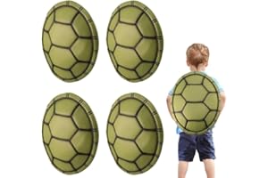 SAFIGLE Akcesoria do kostiumu 8 szt. Eva żółwia pancerz ninja kostium żółwia dla mężczyzn kostium żółwia dla dzieci - kostium dla chłopców i dorosłych