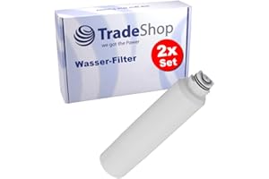 TRADE-SHOP 2 filtros de agua de repuesto para Samsung RF56J9041SR/EG RF56J9040SG RF56J9040SG/EF RF56J9040SR RF56J9040SR/EF RF56M9540SR RF56M9380SG RF56M9380SG/EF