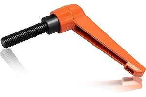 HAIMAYEE Poignée à Levier de Serrage Réglable,M12 Poignée de Serrage,Filetage Mâle Poignées Réglables de Machine 50mm