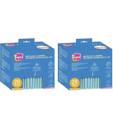 Lot De 100 Alèses Jetables Bébé 33x45 Cm - Ultra Douces, Absorbantes, Imperméables - Pour Table à Langer, Lit, Voyage