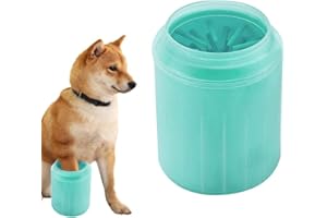 Souarts Paw Cleaner Nettoyeur de Patte de Chien Portable Laveur de Patte de Chien Brosse De Nettoyage pour Animal