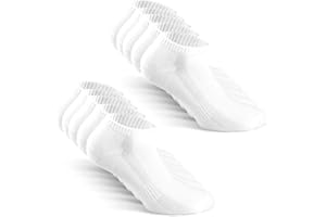 TUUHAW Chaussettes Homme Femme de 10 Paires Sport Coton Socquettes Respirant Courtes Chaussettes