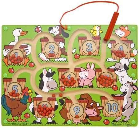 Melissa &amp; Doug Magnetic Number Maze Color: As Shown, Model: 2280, Toys &amp; Gaems