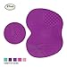 Makeup Brush Cleaner, ESARORA Makeup Brush Cleaner Pad Set of 2 Cosmetic Brush Cleaning Mat Portable Washing Tool Scrubber Suction Cup (Light Purple)
