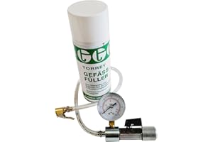 GENERISCH Gefäßfüller 400 ml mit Adapter für Ausdehnungsgefäße mit Absperrung und Manometer