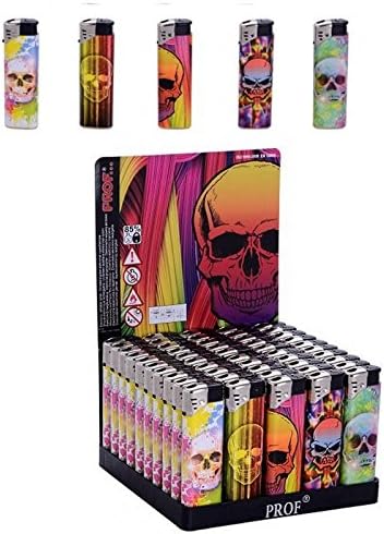 5 SKULLS SKULL LIGHTER CHARGER PROF