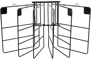 Horka Porte-couvertures Acier 56 cm Noir 6 couvertures