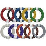 LiYv Schaltlitzen-Sortiment, 0,04mm², 10x10m, 10 Farben